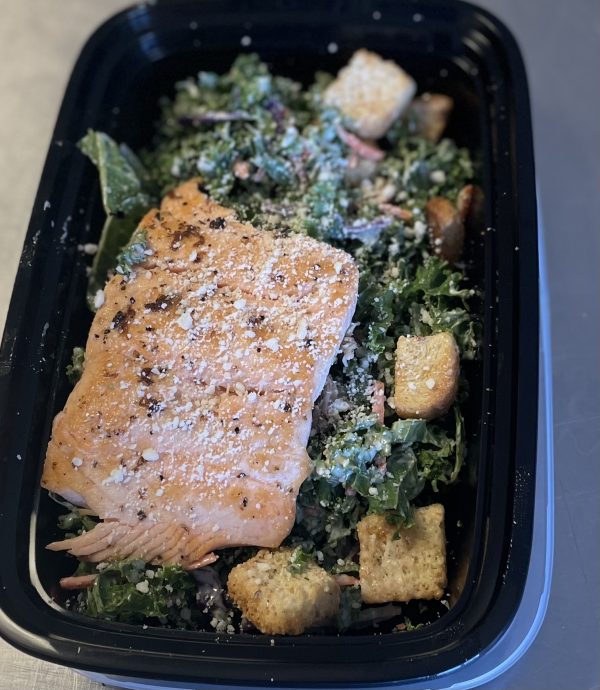 NEW Kale and Grilled Salmon Caesar