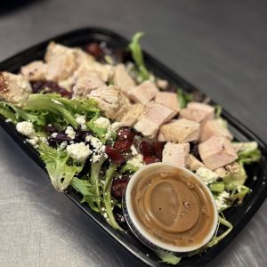 Summer Roast Chicken Field Greens Salad