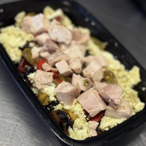 Egg White and Chicken Power Breakfast