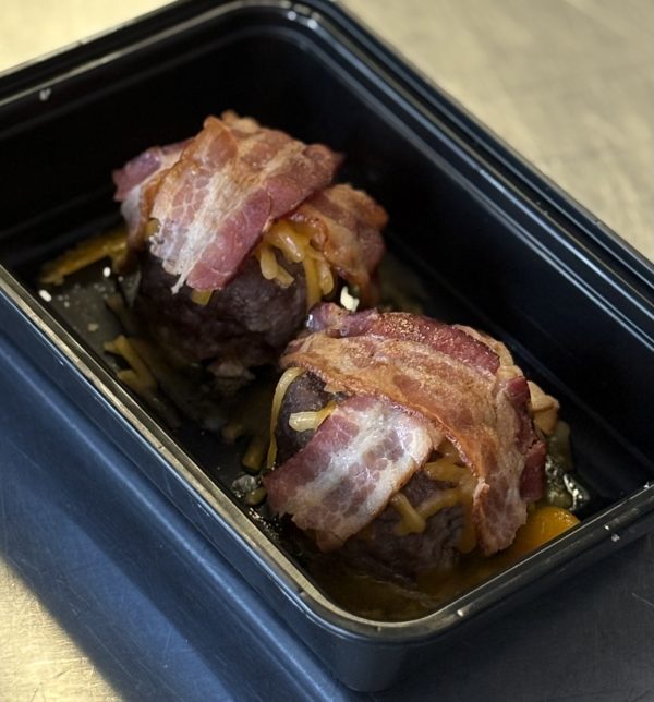 Carnivore Diet Bison Bacon Cheddar Burgers