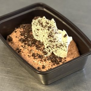 Oreo Protein Pudding with sugar free cool whip